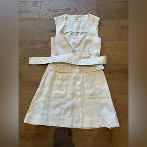 mini linen dress